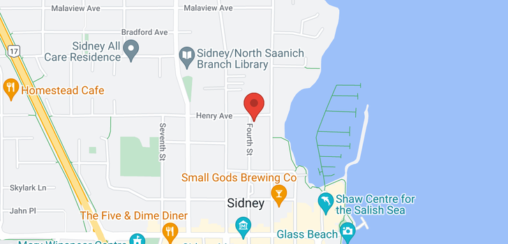 map of 301-9993 Fourth St